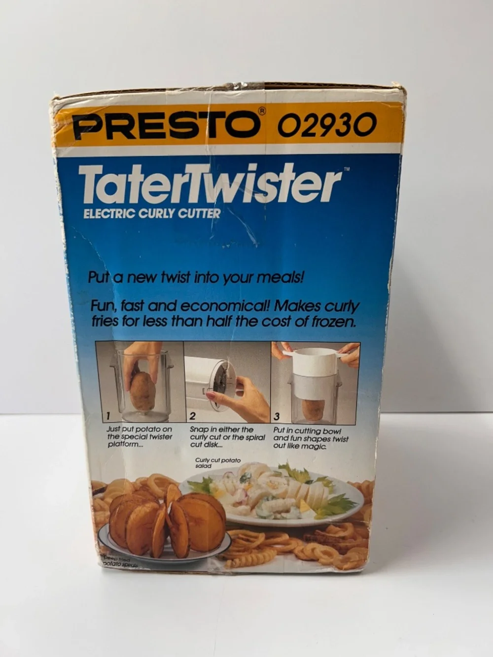 Presto Tater Twister Electric Curly Cutter Model 02930 Factory Sealed New In Box